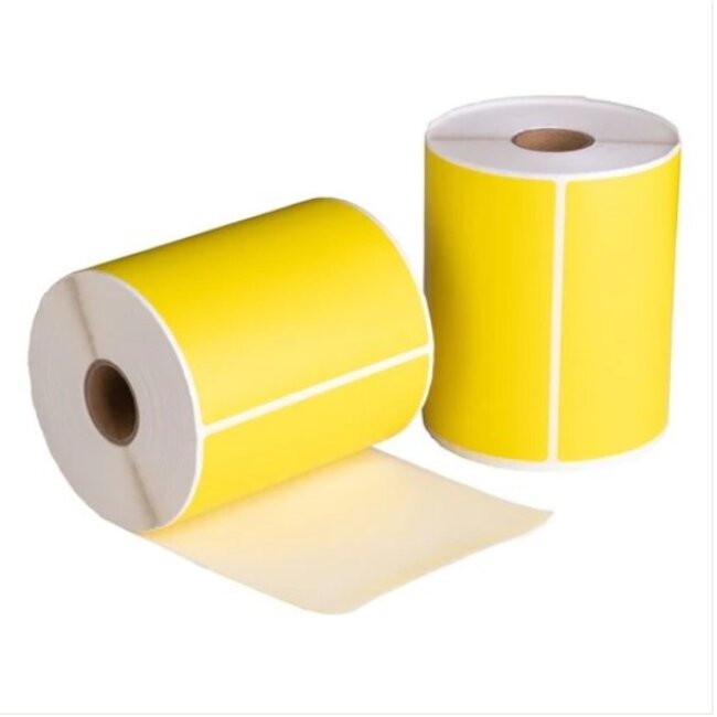 Dymo 4XL/S0904980 Labels Compatible, 104 mm x 159 mm, 220 etiketten, geel, permanent