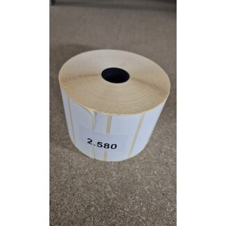 Euro-Label  Etiketten 76x25 - Thermo top - 2580 per rol
