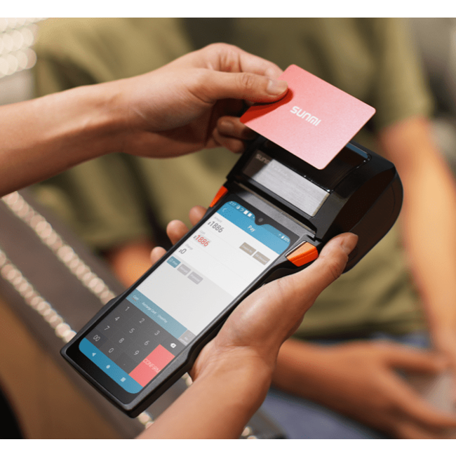 Sunmi Sunmi V2s Plus – Draagbare Android-terminal voor mobiel afrekenen