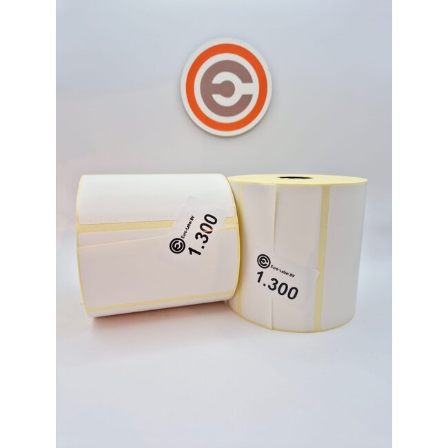 Euro-Label  100 x 50mm - Thermische Euro-Labels 1.300 per rol