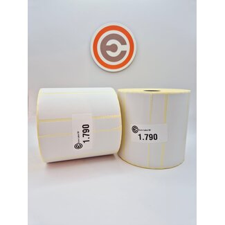 Euro-Label 102 x 38mm - Vellum Euro-Labels 1.790 per rol