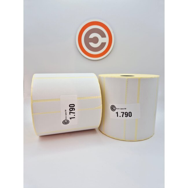 Euro-Label   102 x 38mm - Vellum Euro-Labels 1.790 per rol