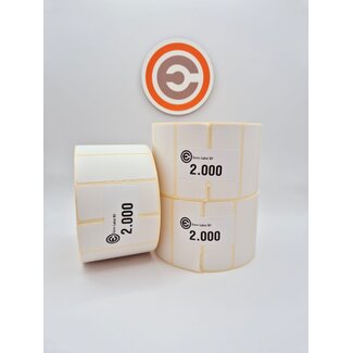 Euro-Label 60 x 25mm - Thermische Euro-Labels 2.000 per rol