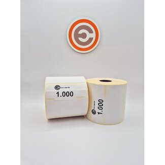 Euro-Label 76 x 38mm - Thermische Euro-Labels - Permanent/Afneembaar 1.000 per rol