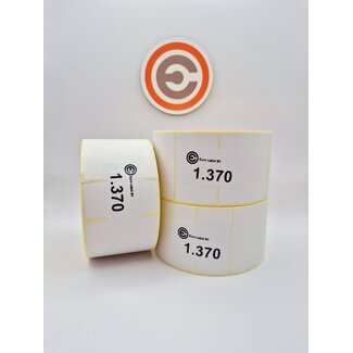 Euro-Label 57 x 51mm - Thermische Euro-Labels 1.370 per rol