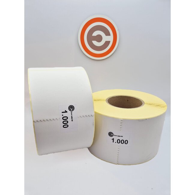 Euro-Label  100 x 150 mm - Thermische Euro-Labels 1.000 per rol