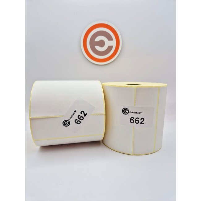 Euro-Label  100 x 100 mm - Thermische Euro-Labels 662 per rol