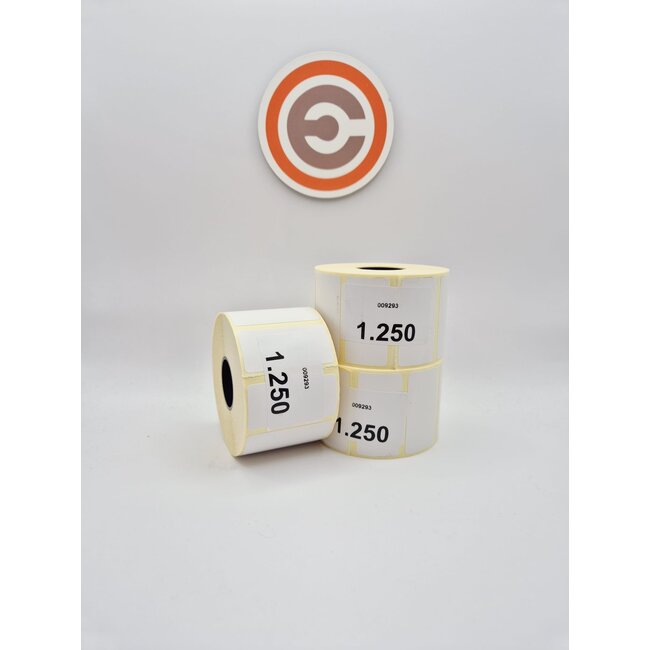Euro-Label  46 x 23mm- Thermische Euro-Labels 1.250 per rol