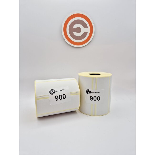 Euro-Label  80 x 30mm - Thermische Euro-Labels 900  per rol