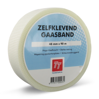 Technotape Gaasband 48 mm x 90 m - Zelfklevend en Scheuroverbruggend
