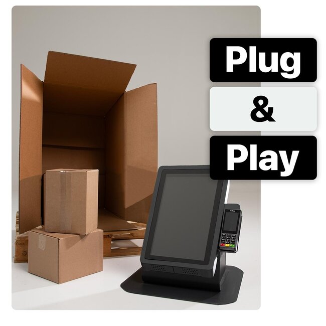 Onesix kassalades, bonprinters en bonrollen