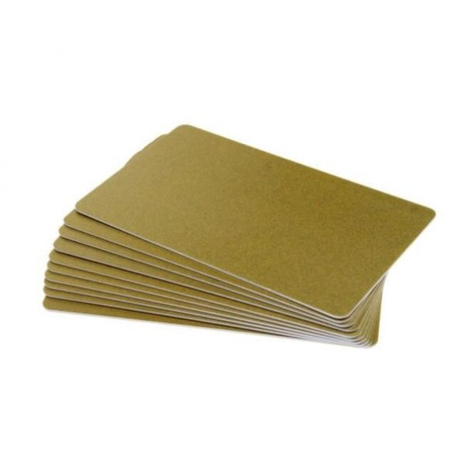 Ultracard PVC Card Metallic Goud | 100 Stuks