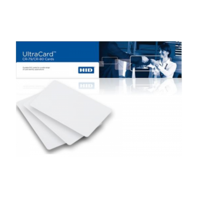 Ultracard PVC Card Wit CR 80 dun (0,1) | 100 Stuks