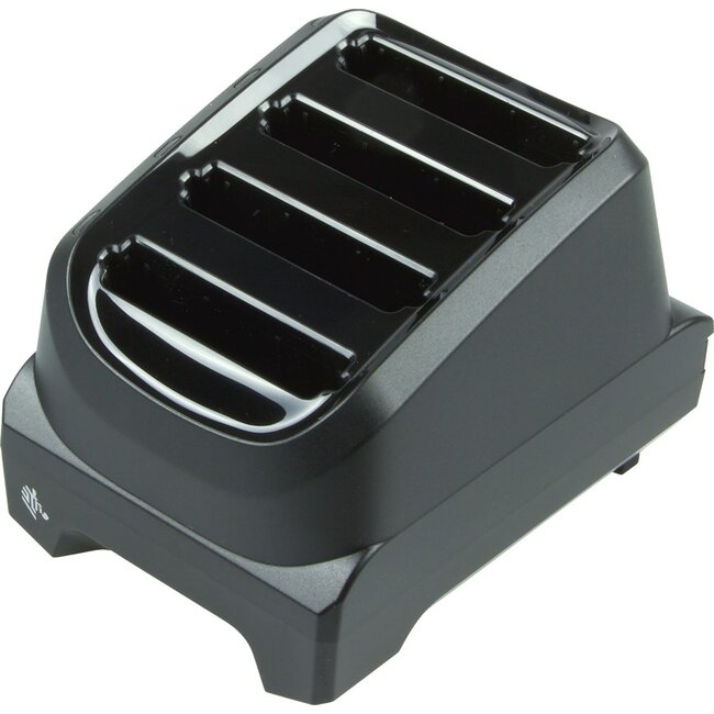 Zebra 4-Slots Batterij-Laadstation voor de TC21/TC26 inclusief Kabels en Voeding