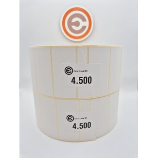 Euro-Label  70 x 32mm Thermische Euro-Labels 4500 per rol