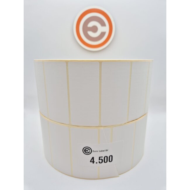 Euro-Label  70 x 32mm Thermische Euro-Labels 4500 per rol