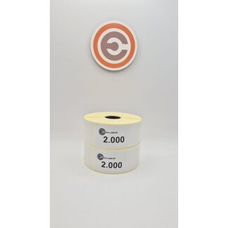 Euro-Label  35 x 25mm - Thermische Euro-Labels 2.000 per rol
