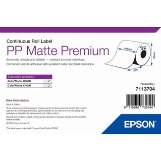 Epson PP Matte Labels | 105 mm x 29 m