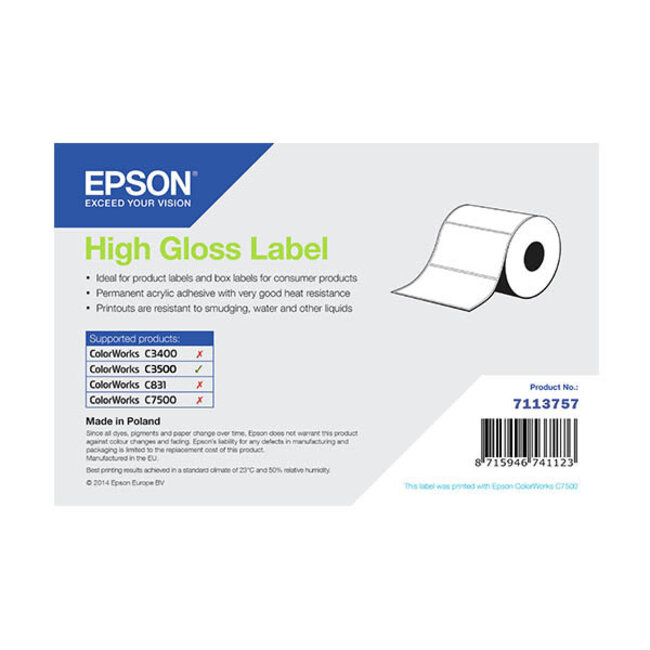 Epson High Gloss Label | 76 x 127 mm