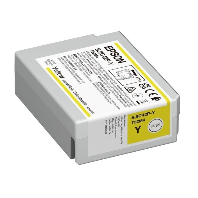 Epson C4000 Inktcartridge | Geel