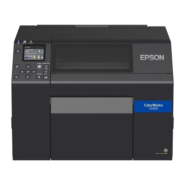 Epson ColorWorks C6500Ae | Incl. Voeding - Netsnoer - Inktcartridge | USB & Ethernet