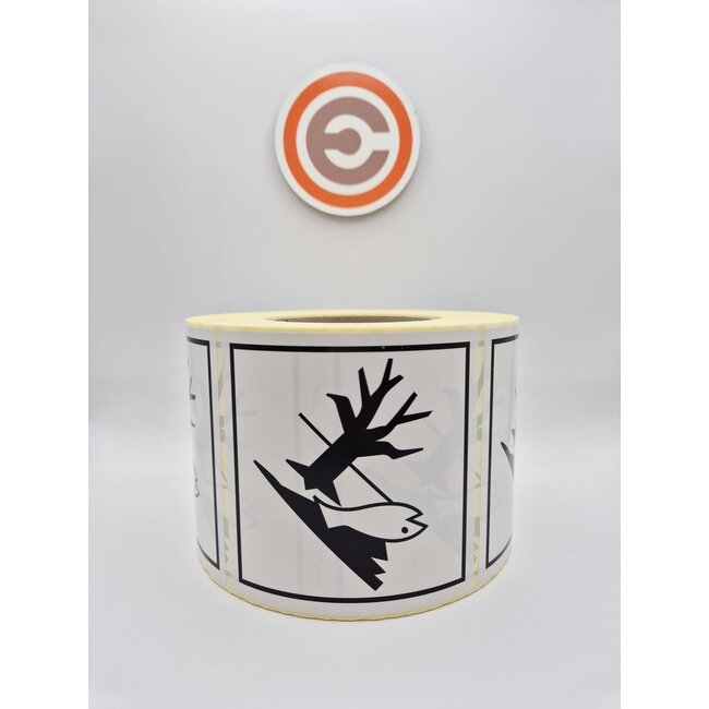 Euro-Label  Waarschuwingslabel Milieugevaarlijke Stoffen – 100x100mm