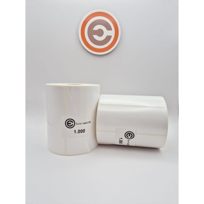 Euro-Label  100 x 38mm PP White Gloss Euro-Labels 1.000 per rol