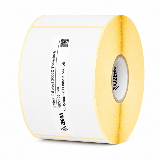 Zebra Z-Select 2000D Thermisch | 102x102 mm | 12 Rollen (700 labels per rol)
