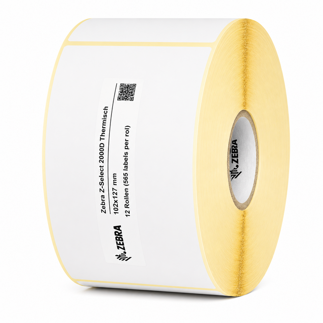 Zebra Z-Select 2000D | 102x127 mm | 12 Rollen (565 labels per rol)