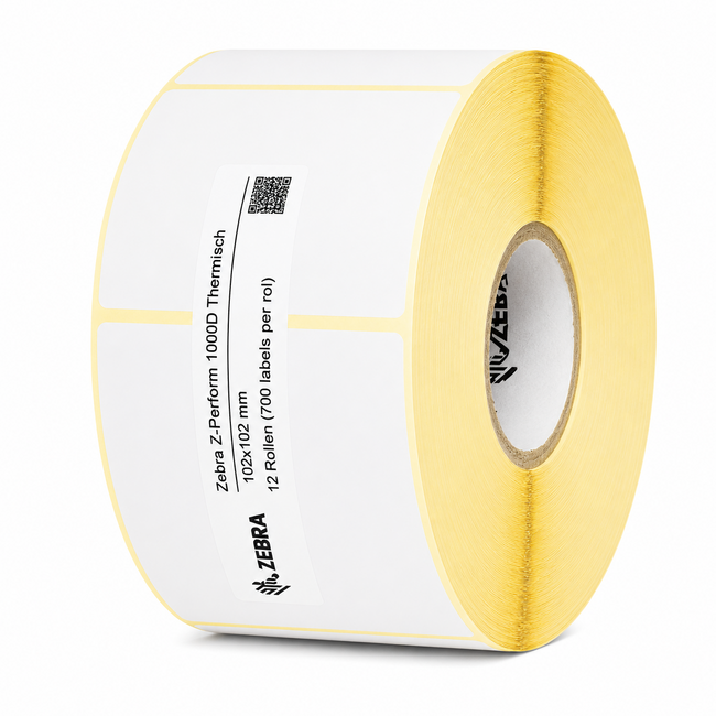 Zebra Z-Perform 1000D Thermisch | 102x102 mm | 12 Rollen (700 labels per rol)