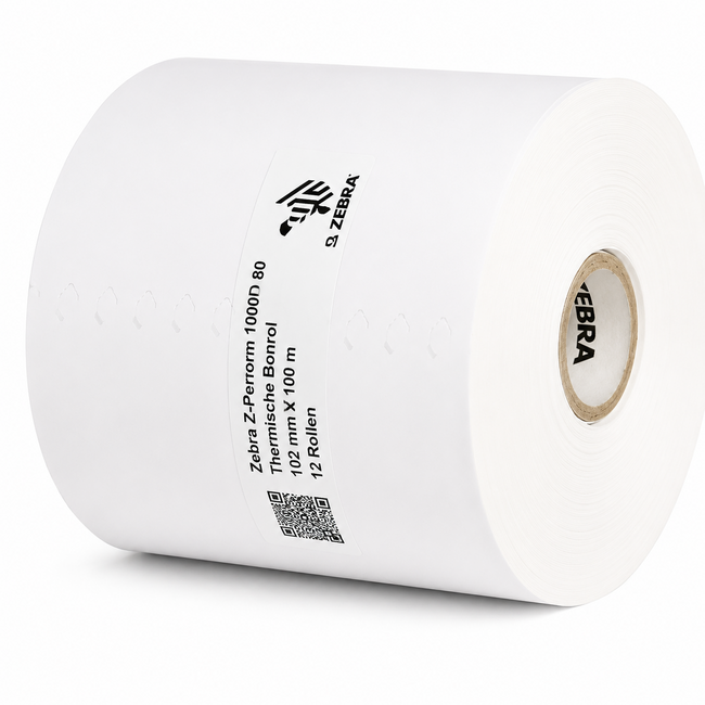Zebra Z-Perform 1000D 80 Thermische Bonrol | 102 mm x 100 m | 12 Rollen