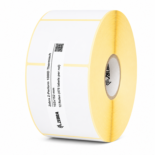 Z-Perform 1000D Thermisch | 102x152 mm | 12 Rollen (475 labels per rol)