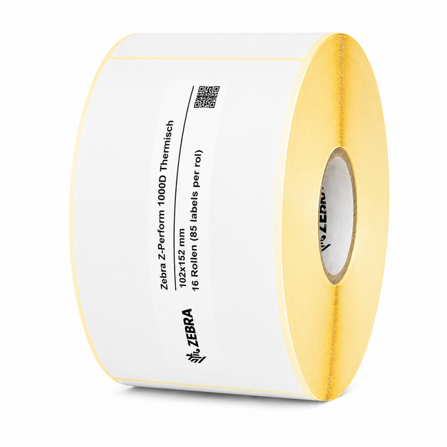 Zebra Z-Perform 1000D Thermisch | 102x152 mm | 16 Rollen (85 labels per rol)