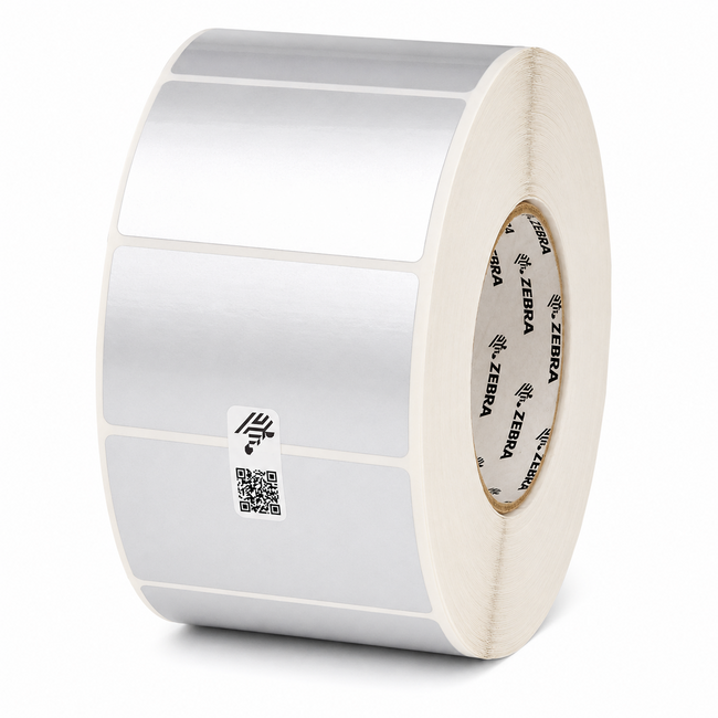 Zebra Z-Ultimate 3000T Silver | 70x44 mm | 8 Rollen (3.150 labels per rol)