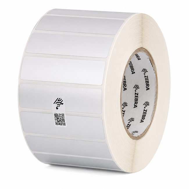 Zebra Z-Ultimate 3000T Silver | 57x19 mm | 8 Rollen (6.740 labels per rol)