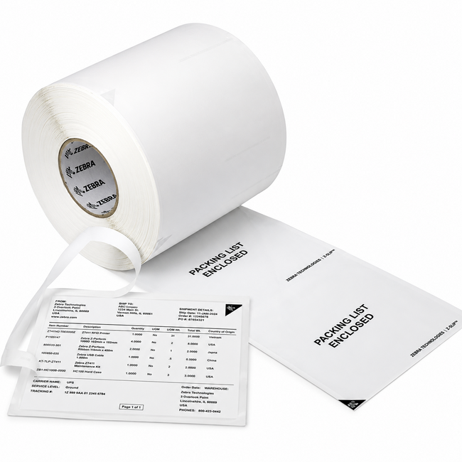 Zebra Z-Slip | 168x152 mm | 2 Rollen (660 labels per rol)