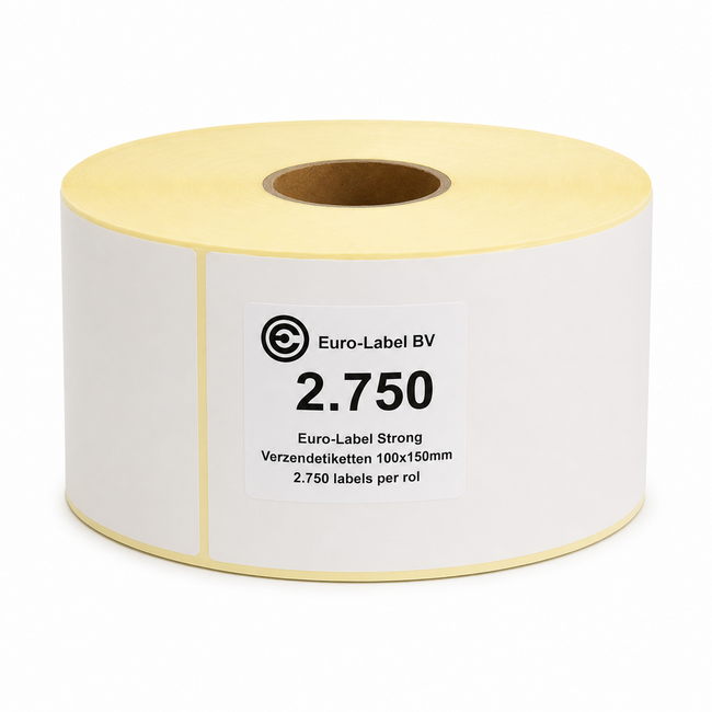 Euro-Label  Strong Verzendetiketten | 100x150 mm | Kern 76 mm | 2.750 labels per rol
