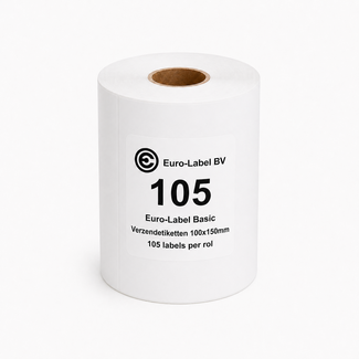 Euro-Label Basic 100x150mm 105 per rol Euro-Label Basic 100x150mm 105 per rol