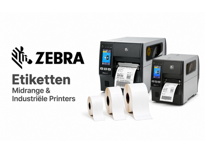 Zebra Etiketten Midrange & Industriële Printers