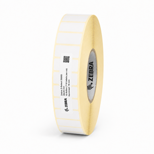 Zebra Z-Select 2000D | 38x25 mm | 10 Rollen (5.180 labels per rol)