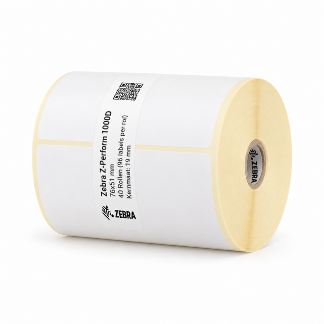 Zebra Z-Perform 1000D | 76x51 mm | 40 Rollen (96 labels per rol)