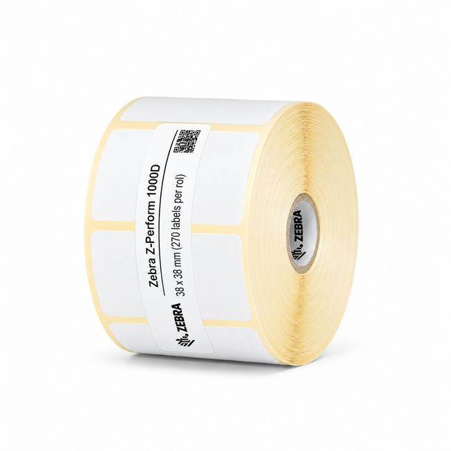 Zebra Z-Perform 1000D | 38x38 mm | 20 Rollen (270 labels per rol)