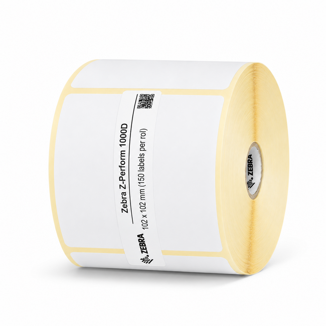 Zebra Z-Perform 1000D | 102x102 mm | 16 Rollen (150 labels per rol)