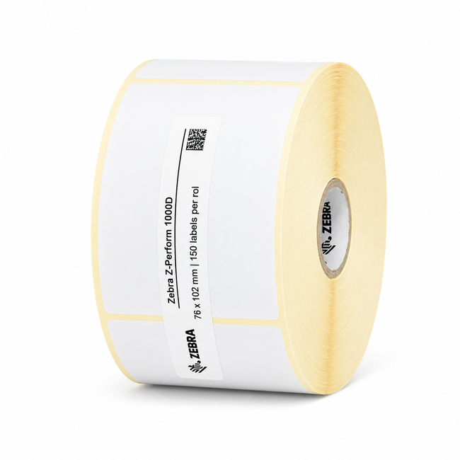 Zebra Z-Perform 1000D | 76x102 mm | 20 Rollen (150 labels per rol)