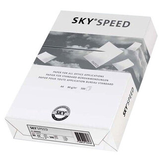 Euro-Label BV Sky Speed papier A4 80 gram, pak 500 vel Euro-Label BV Sky Speed papier A4 80 gram, pak 500 vel