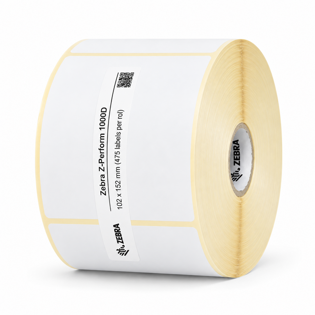 Zebra Z-Perform 1000D | 102x152 mm | 12 Rollen (475 labels per rol)