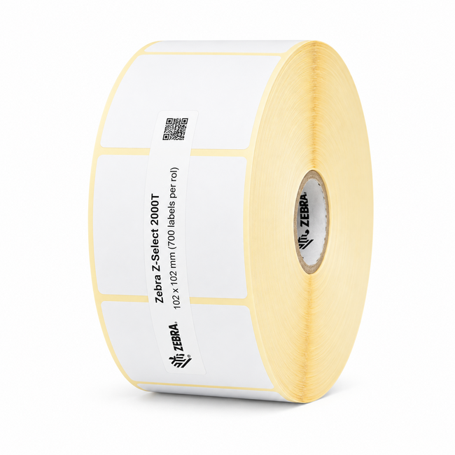 Zebra Z-Select 2000T | 102x102 mm | 12 Rollen (700 labels per rol)
