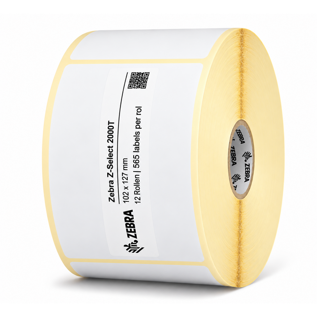 Zebra Z-Select 2000T | 102x127 mm | 12 Rollen (565 labels per rol)