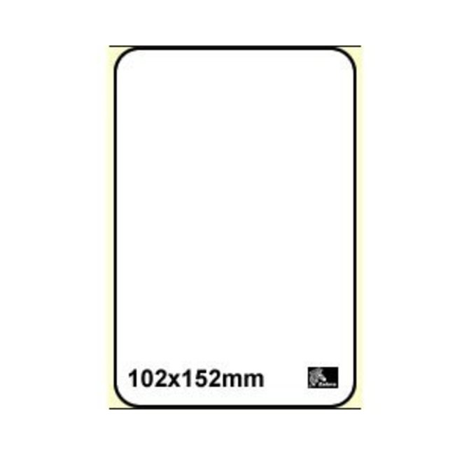 16 rollen Zebra Thermal Label - 101 x 152mm permanent - 110/rol