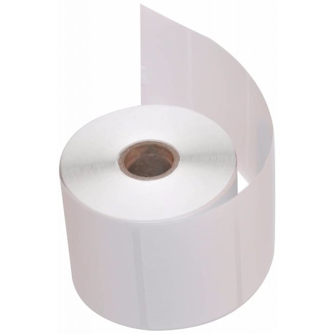 Zebra Z-Select 2000D - Permanente lijmlaag - 57x31mm - 2100/Rol - Rechthoek - Direct Thermal - Wit - 12/Doos